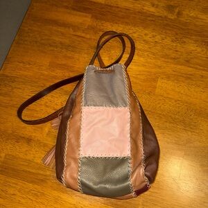 Multicolor Patchwork Leather Bag